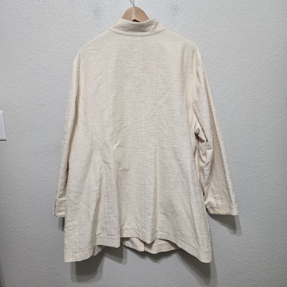 J Jill Elegant Cream Jacket Size 4X - Picture 5 of 10